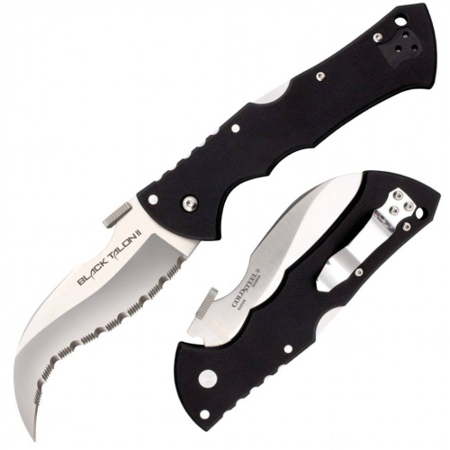 3810 Cold Steel Black Talon II Serrated Edge - 22BS