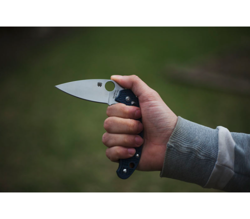 Складной нож Spyderco Manix 2 Lightweight Dark Blue 101PDBL2 фото 10