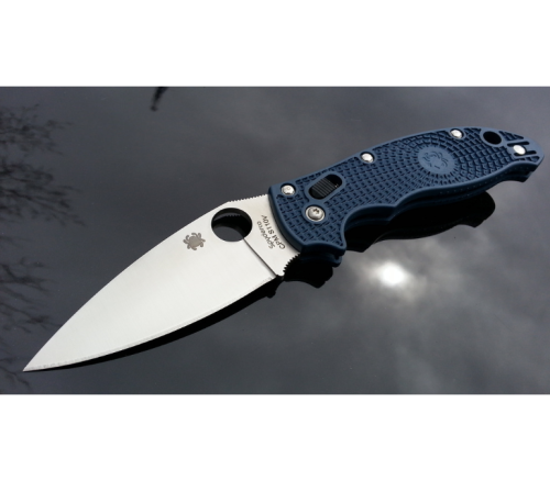 Складной нож Spyderco Manix 2 Lightweight Dark Blue 101PDBL2 фото 15