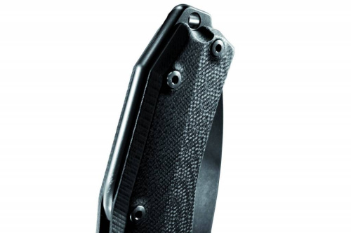 Складной нож Lion Steel KUR BBK G10 Black Flipper фото 15